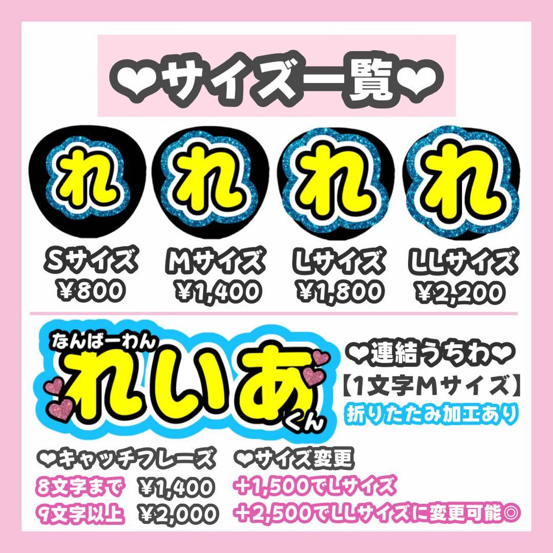 ゆページ うちわ文字 オーダー うちわ屋さん 連結うちわ 文字パネル