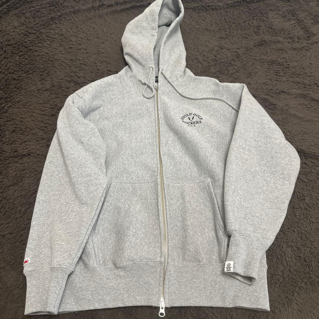 GOOLD GOLF ROCKERS フルジップパーカー グレー
