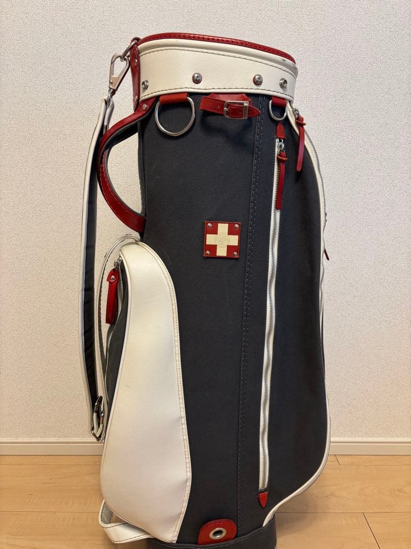 木の庄帆布　クロスハンドル　カートキャディバック