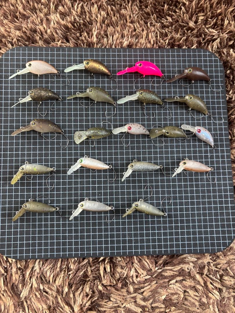 管釣りクランクセット(キビパニ、ウッサ、ちびパニ)