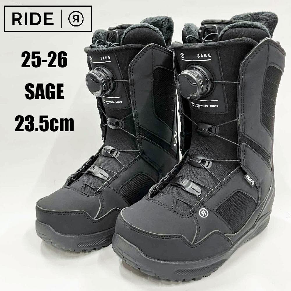 【新品】25-26 RIDE SAGE 23.5cm 女性用スノーボードブーツ