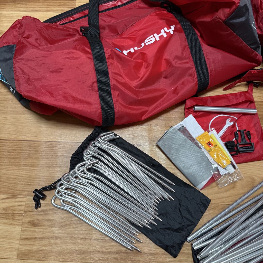 【美品】Husky ハスキー ファイター ２〜３人用テント 高スペック 登山向け