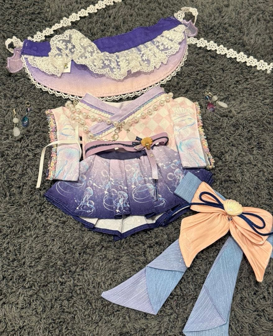 20cm限定着せ替えぬいぐるみ服くらげマーメイド和服