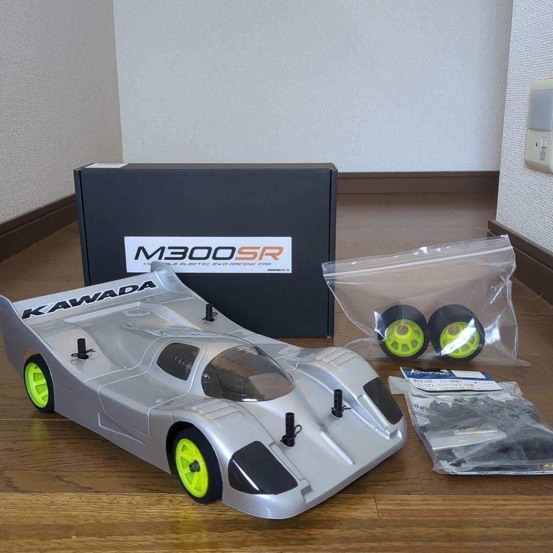 カワダ　M300SR　ボディ、タイヤ、オプションパーツ付き