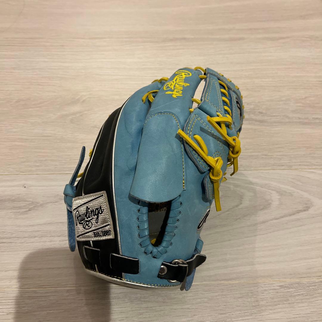 Rawlings 野球グローブ 水色/黒