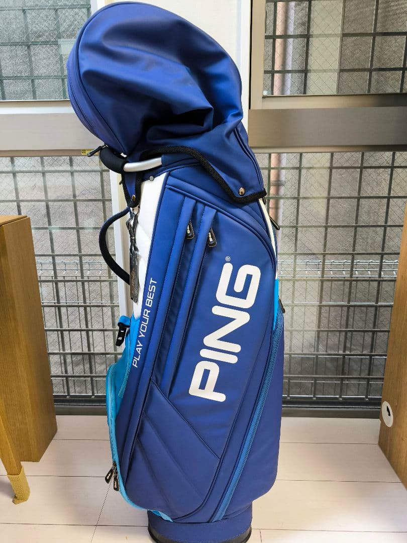 PING ゴルフバッグ 青色