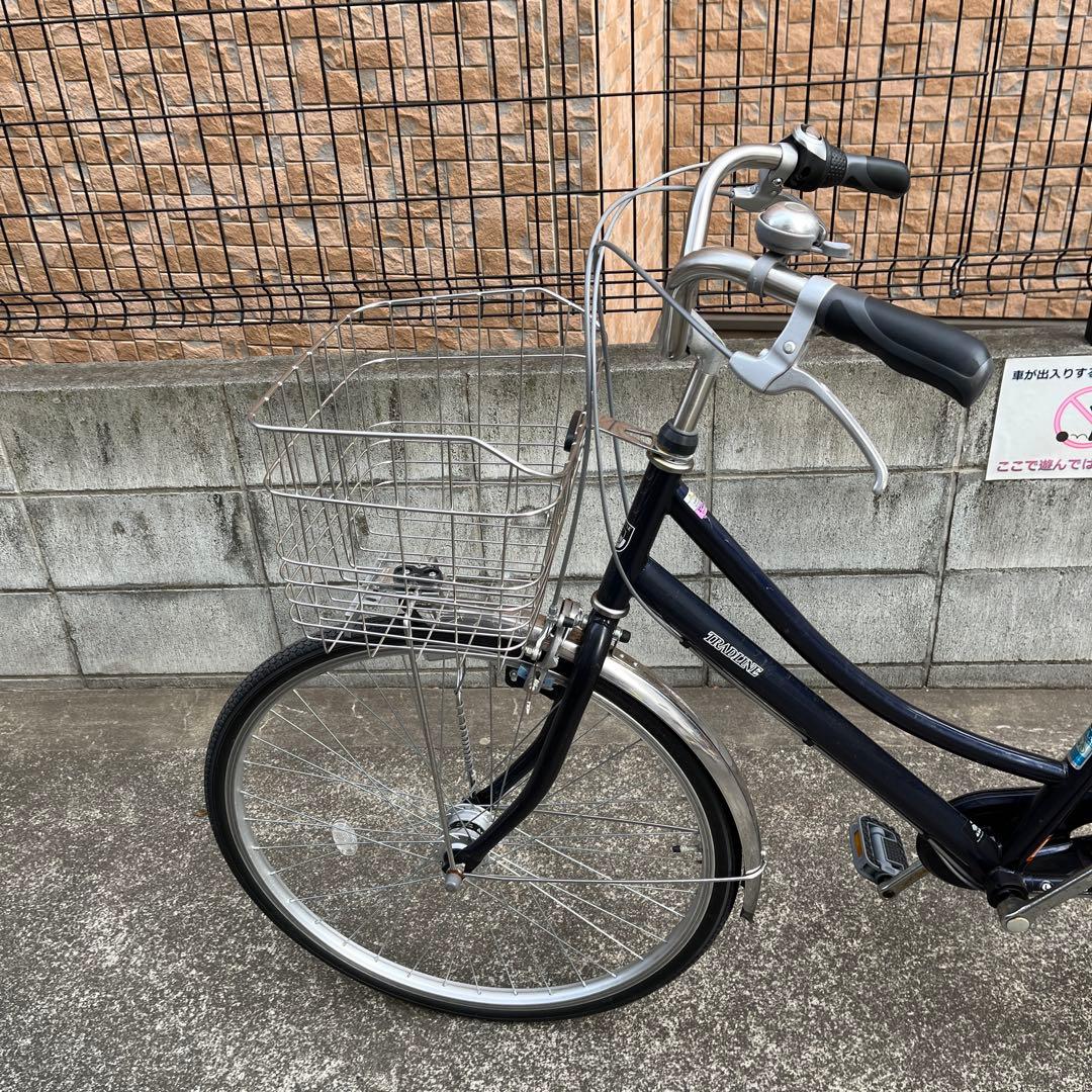 あさひ シティサイクル 前カゴ付／自動点灯ライト・防犯ワイヤー付【国分寺 引取】