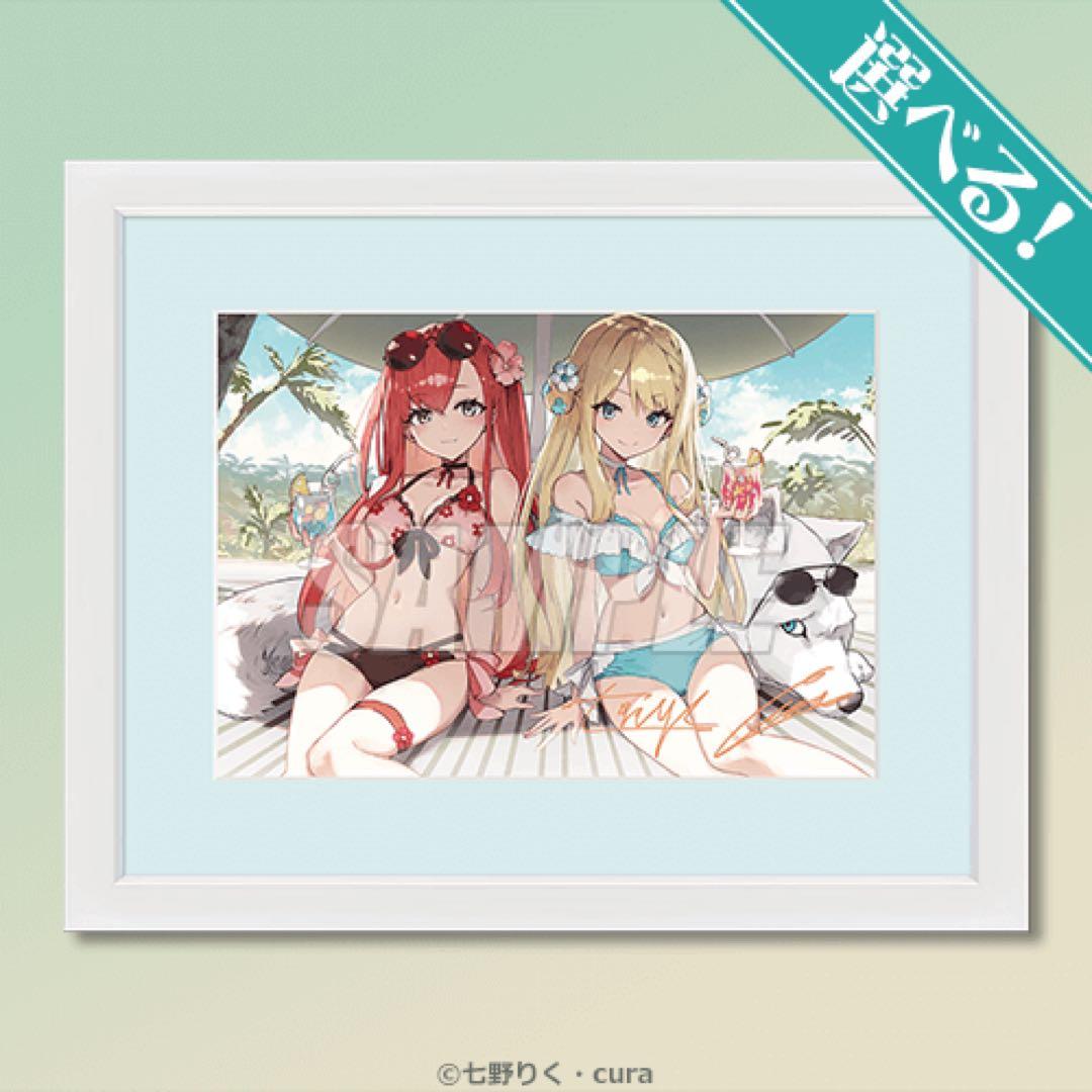 公女殿下の家庭教師　複製サイン入りキャラファイングラフ リディヤ＆シェリル