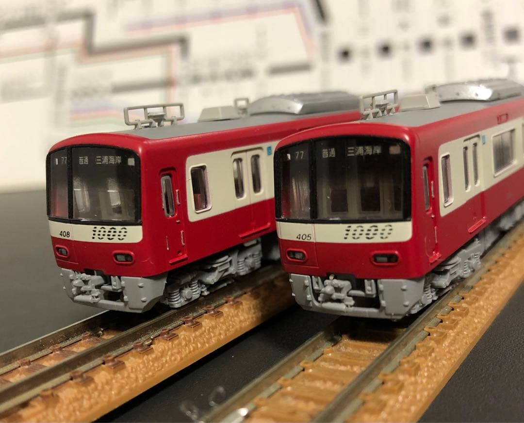 管理番号1584 Nゲージ 京急新1000形 宮沢模型 赤い電車製4両セット