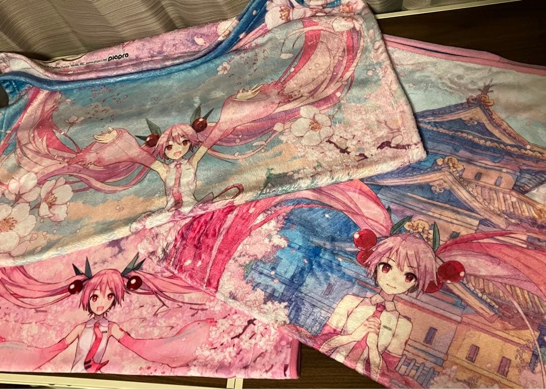 「弘前さくらまつり」×「桜ミク」 ブランケット 3種セット