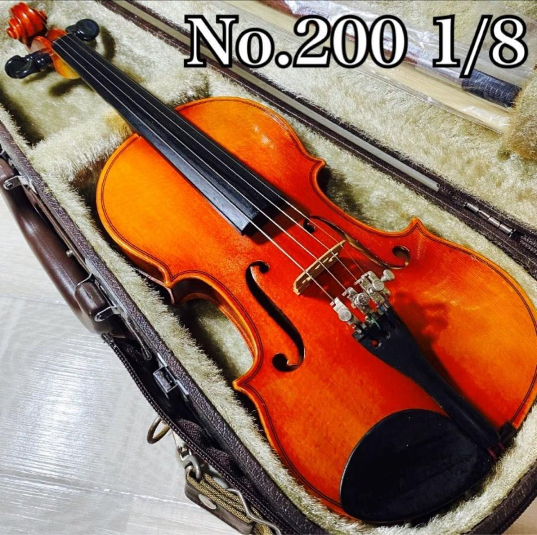 【弦新品】スズキ バイオリン No.200 1/8 1997年製 SUZUKI