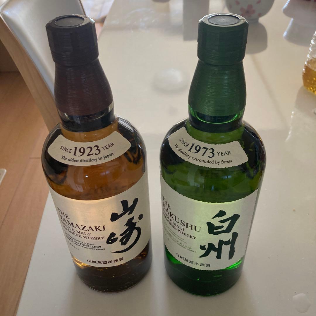 山崎 、白州%ウイスキー