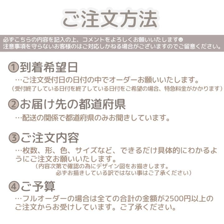 オリジナルアイシングクッキー製作▼オーダーページ