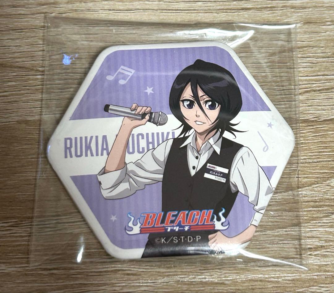 朽木ルキア BLEACH カラオケの鉄人 缶バッジ 希少