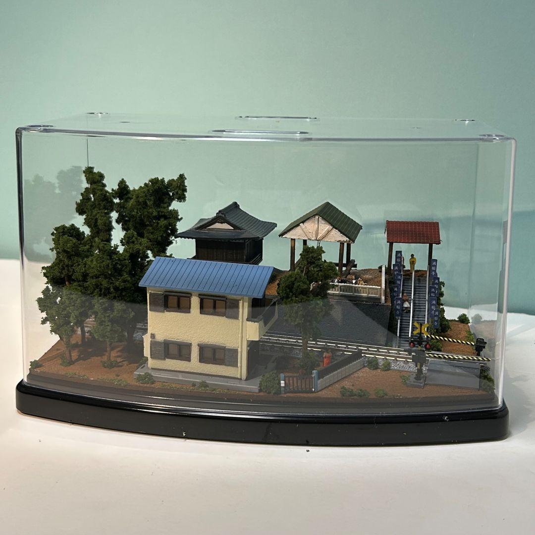 ♥YOU♥様　ご予約品　江ノ電腰越　満福寺と踏切　鉄道ジオラマ　Nゲージ