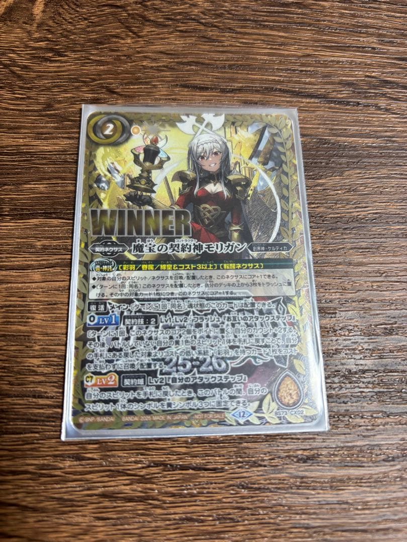 モリガン WINNER