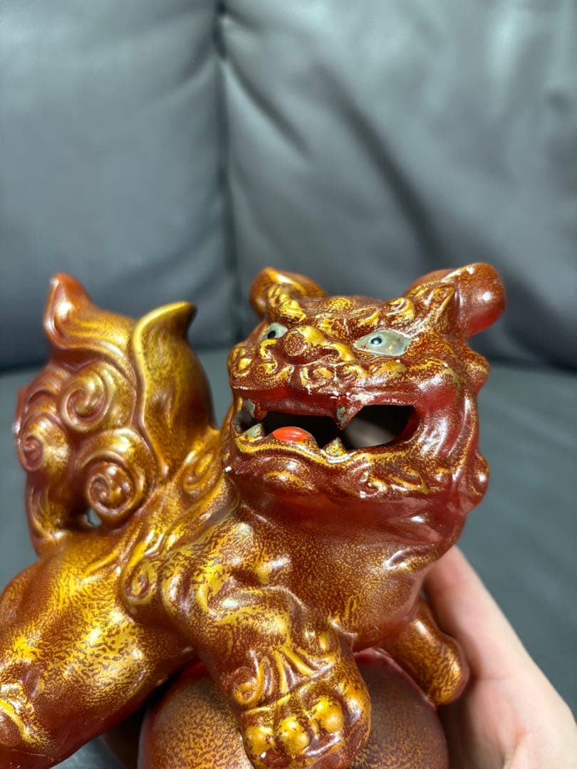 獅子置物