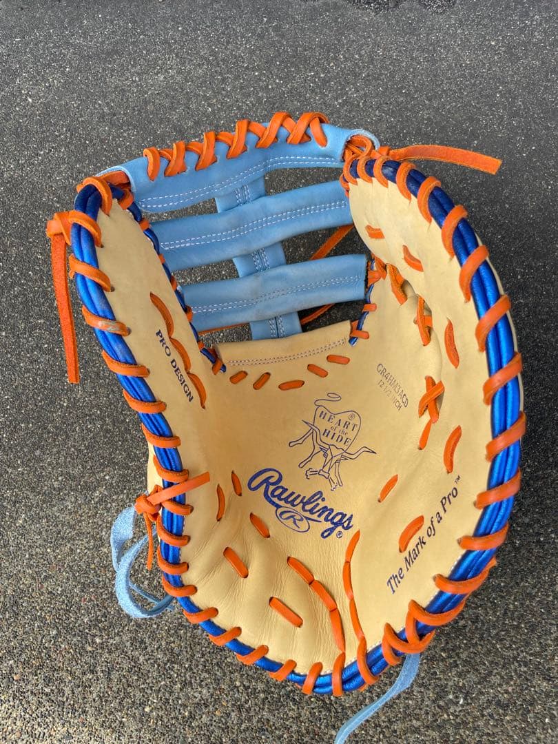 野球 ファーストミット 軟式 大人 ローリングス キャメル　サックス　グローブ