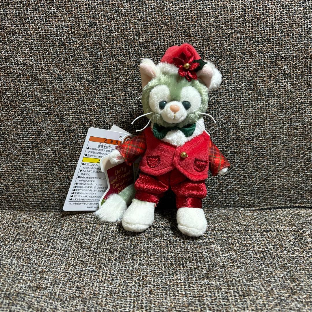 ダンシングスノーフレークス　オルメル　ダッフィー　ぬいぐるみバッジ　クリスマス