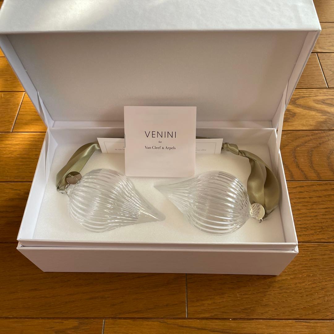 VENINI Van Cleef & Arpels クリアガラスオーナメント