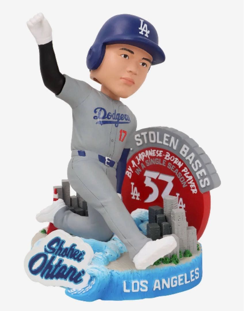 大谷翔平 日本人選手最多盗塁記念 ボブルヘッド ドジャース