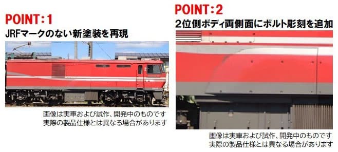 TOMIX 7181 JR EH800形電気機関車(新塗装)