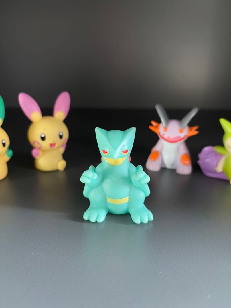 【限定品】ポケモンキッズ 色ちがい5体セット プラスル マイナン ジュカイン 他