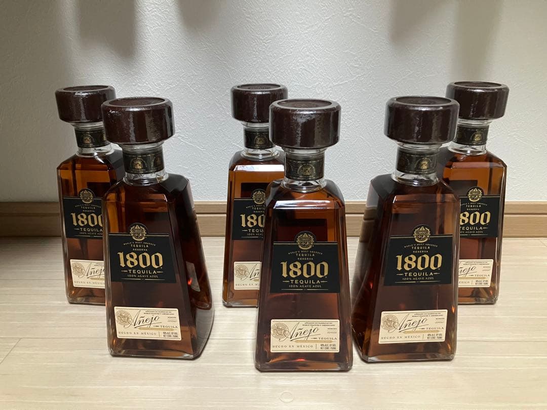 クエルボ　1800 アネホ　6本　Tequila Añejo テキーラ