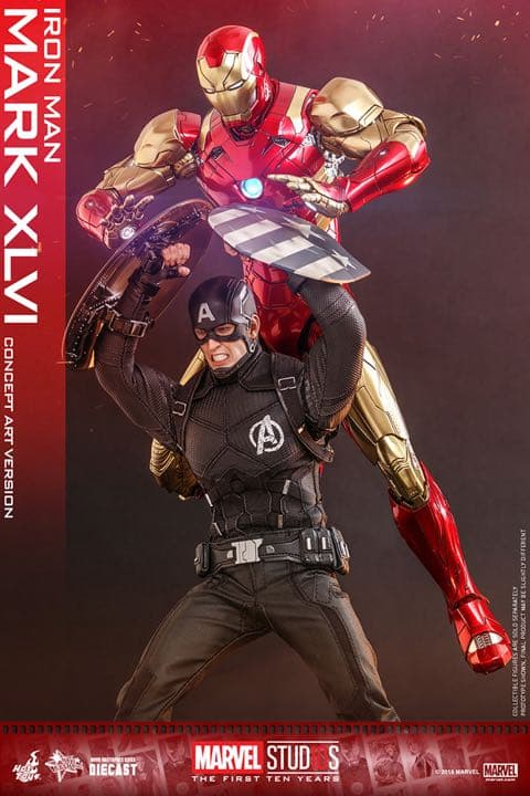 【限定版‼︎】ホットトイズ アイアンマン・マーク４６（コンセプト・アート版）