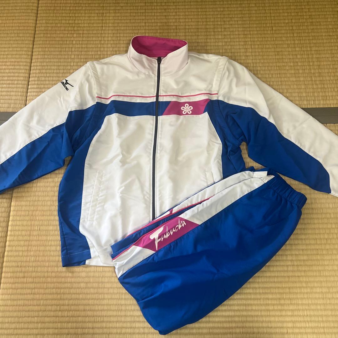 バレーボール　福岡県選抜（高校）　ジャージ上下セット売り　サイズO表記