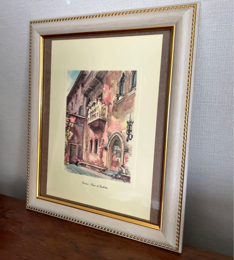 【新品】ヴェローナ ジュリエットの家 絵画