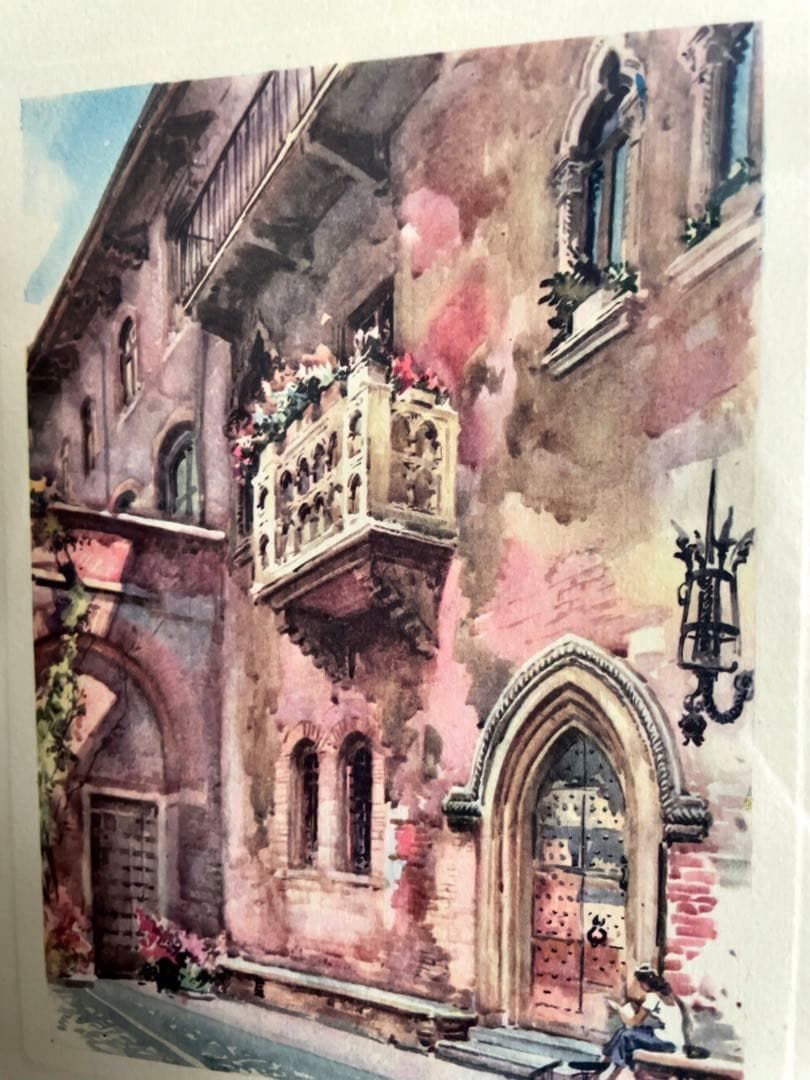 【新品】ヴェローナ ジュリエットの家 絵画
