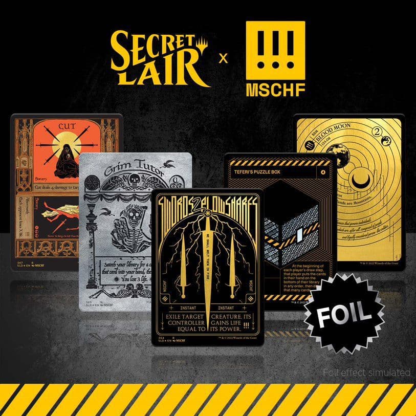 Secret Lair x MSCHF フォイルカードセット