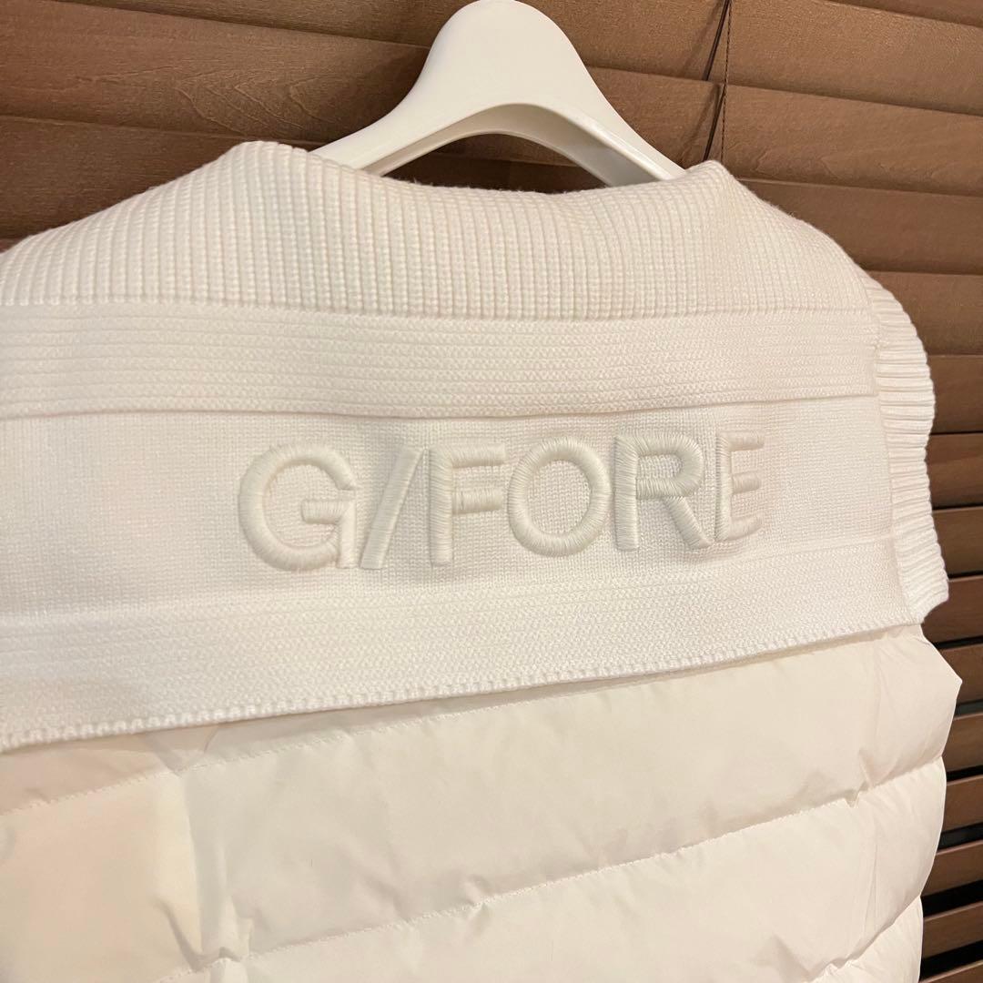【白S】G/FORE ジーフォア ゴルフ レディース ダウンベスト