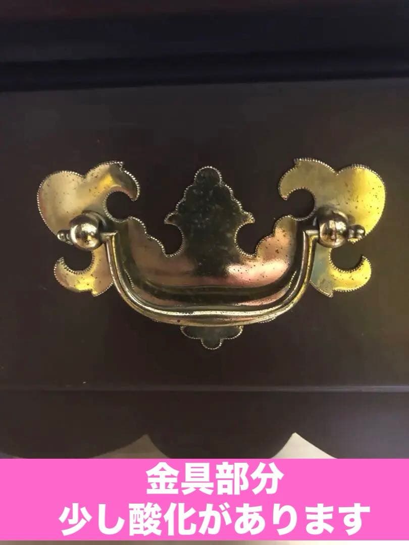 キンケイド♦️アメリカン ヴィンテージ♦️希少 猫脚 引き出し付 テーブル♦️送料込
