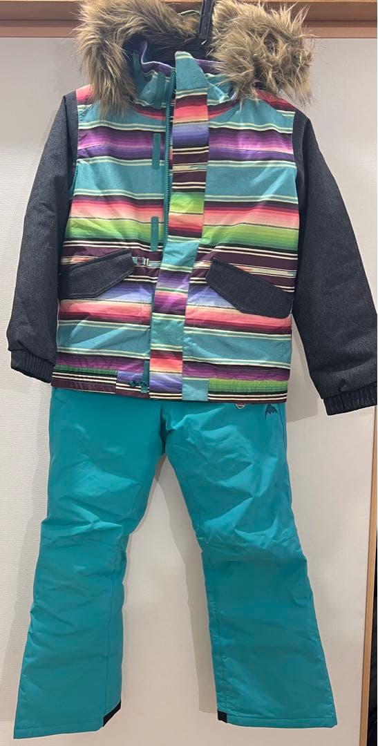 美品　burton キッズ　ガールズ　上下セット