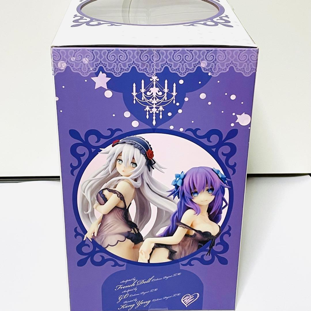 【未開封】パープルハート＆ブラックハート ベビードールver. フィギュア