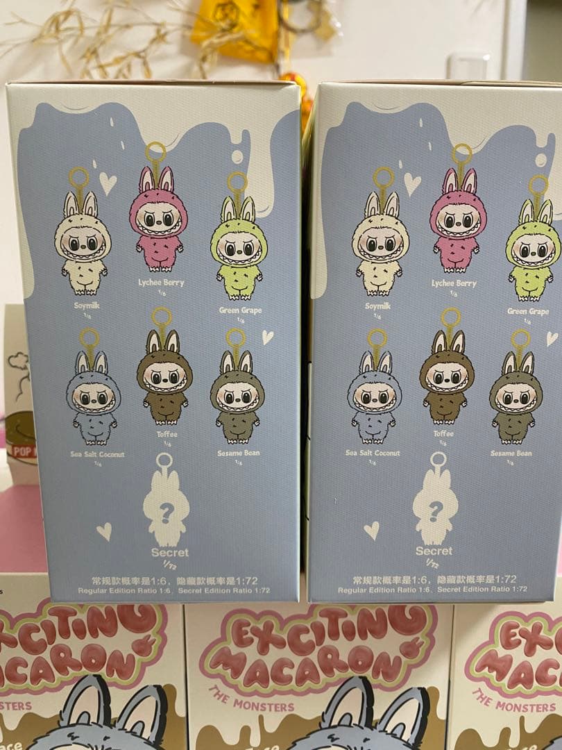 正規品 未開封LABUBUラブブ Macaronマカロン ぬいぐるみ