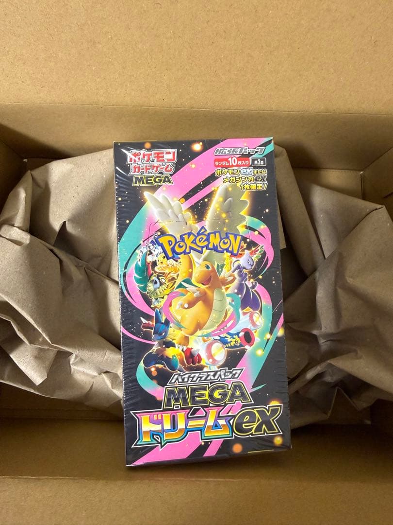 シュリンク付未開封【ポケモンカードゲーム MEGAドリームEX】 1BOX