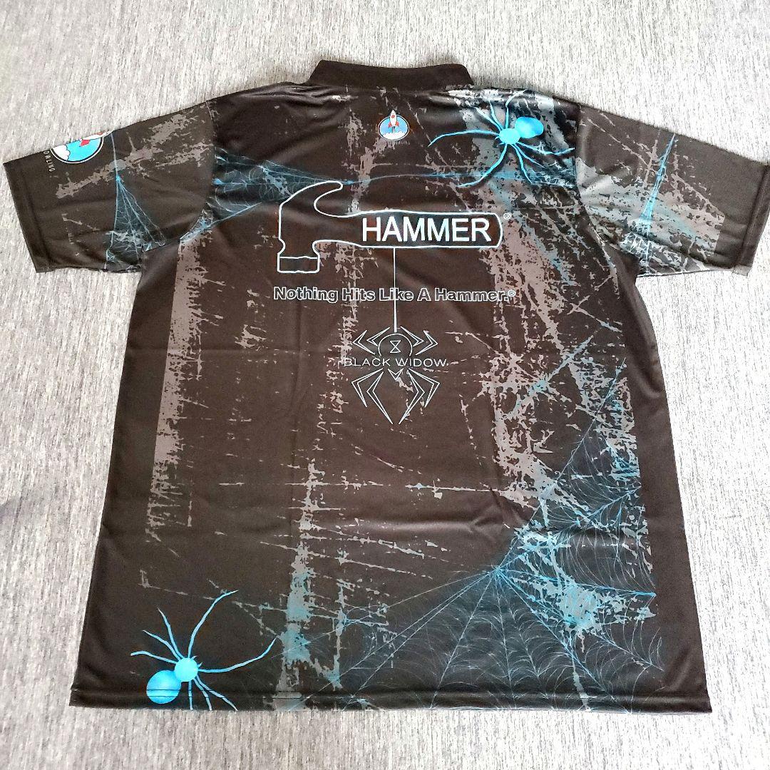 ✨新品✨ボウリングウェア　【2XL】　ブラックウィドー　ブラック　大きめ