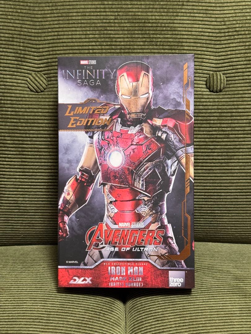 threezero DLX アイアンマン マーク43バトルダメージ 限定版