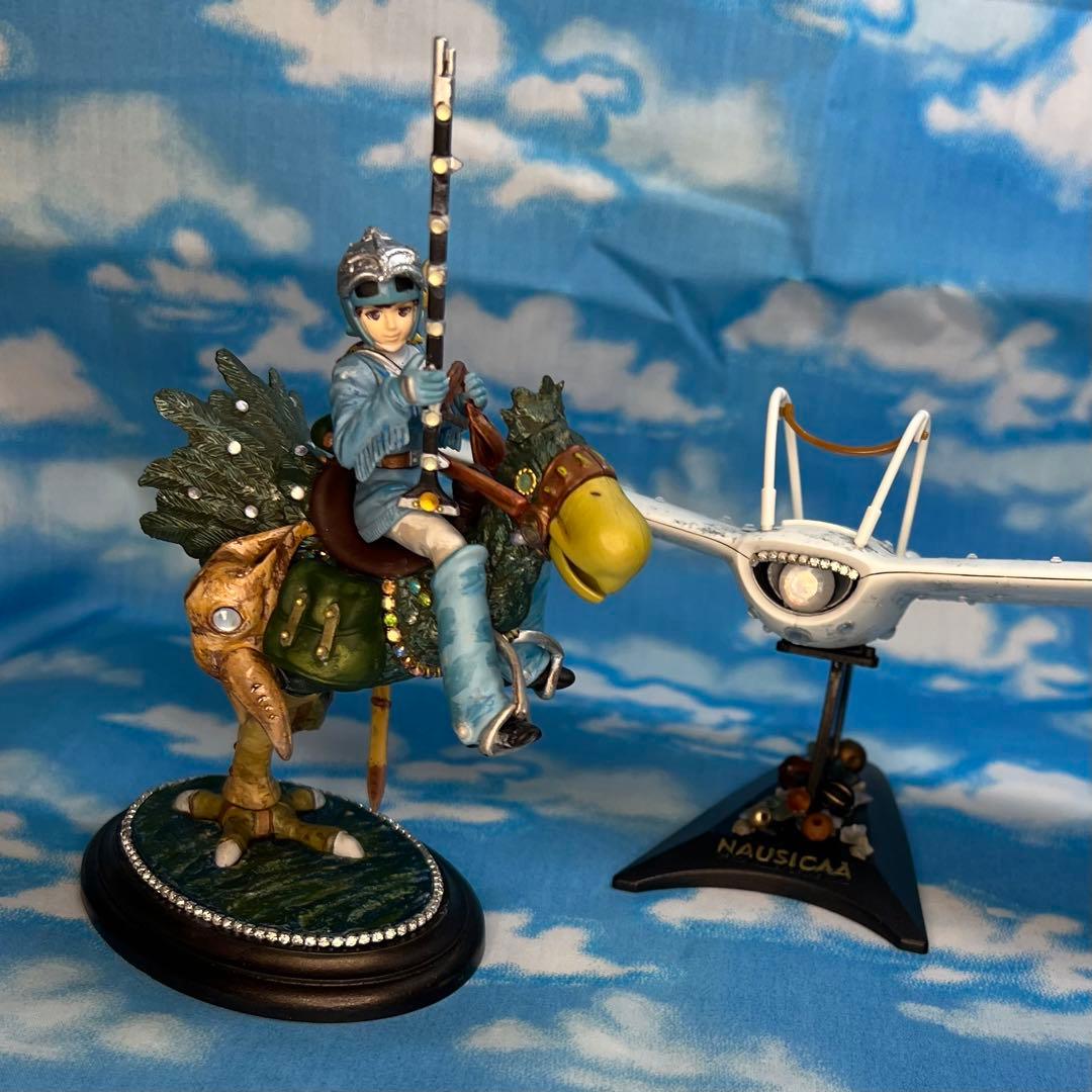 風の谷のナウシカ　カイに乗るナウシカ　メーヴェ　プラモデル完成品
