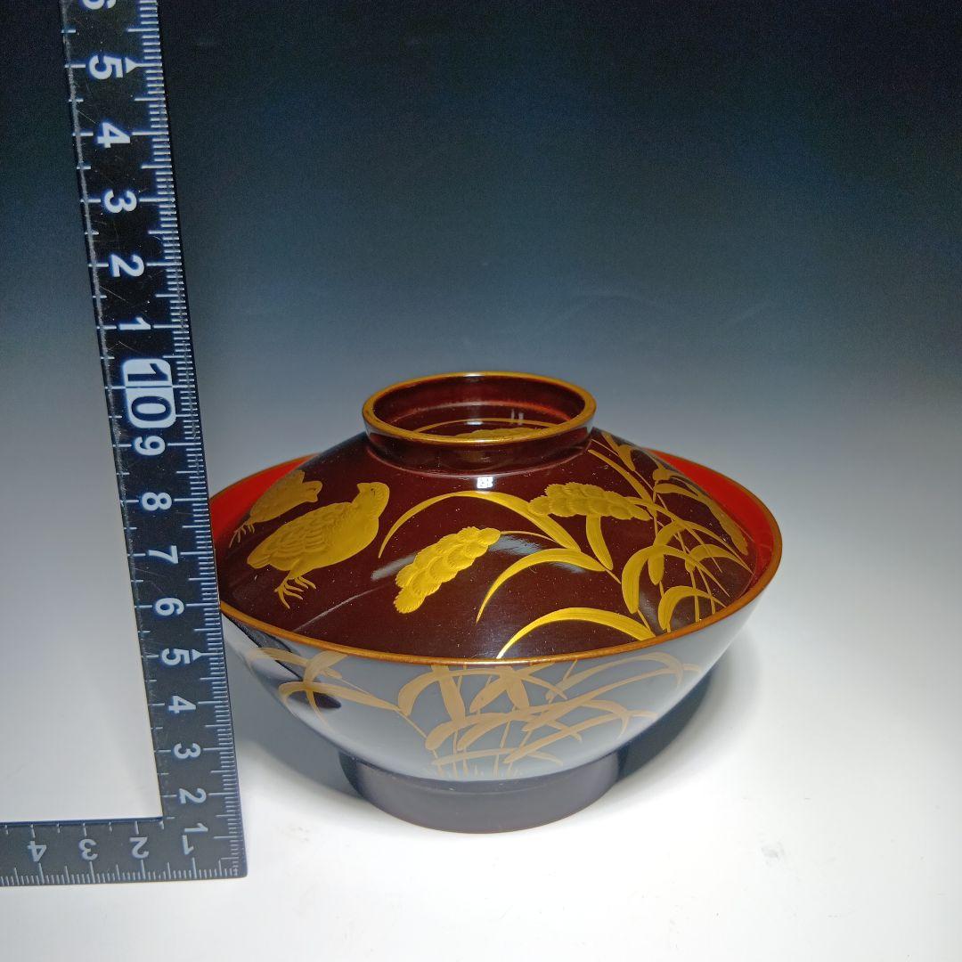 時代物　蒔絵吸物椀10客
