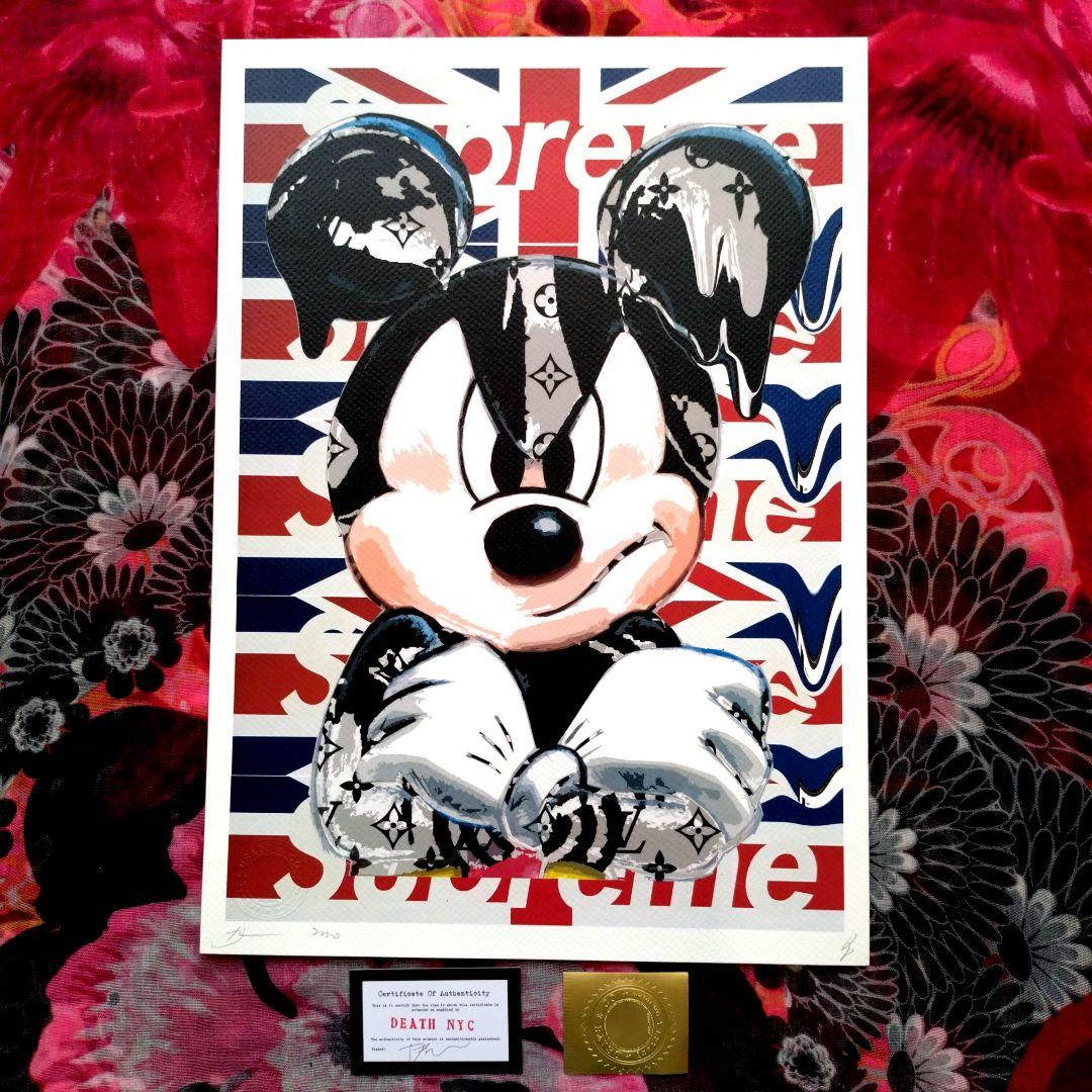death nyc 世界限定100枚　ミッキーマウス　ディズマランド　スプリーム