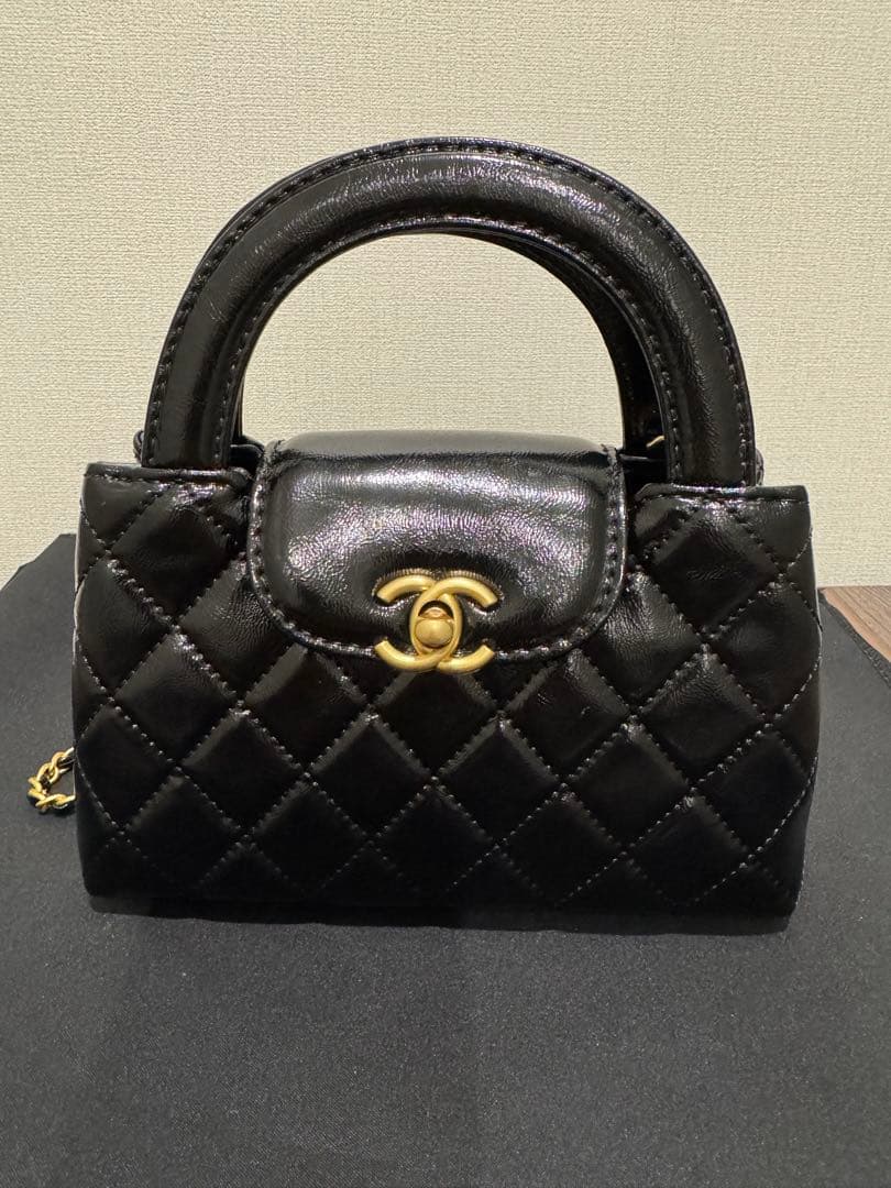CHANEL ノベルティ　ブラック キルティング バッグ　ショルダーバッグ