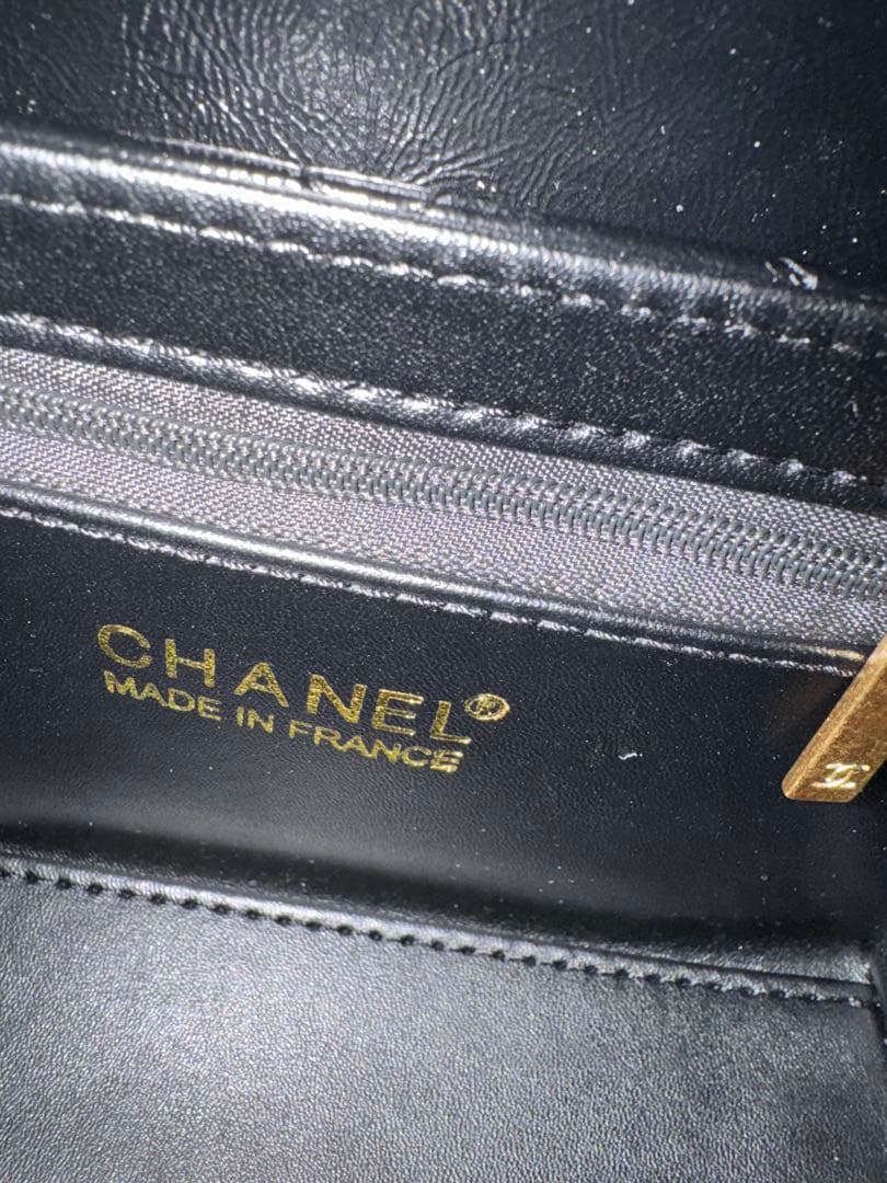 CHANEL ノベルティ　ブラック キルティング バッグ　ショルダーバッグ