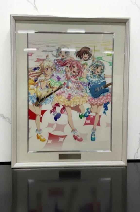 バンドリ　パスパレ　 高精彩複製画 A3