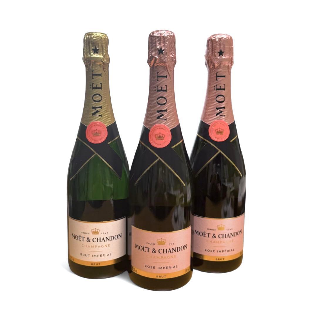モエ・エ・シャンドン&ロゼアンペリアル2本 正規品 750ml 3本セット