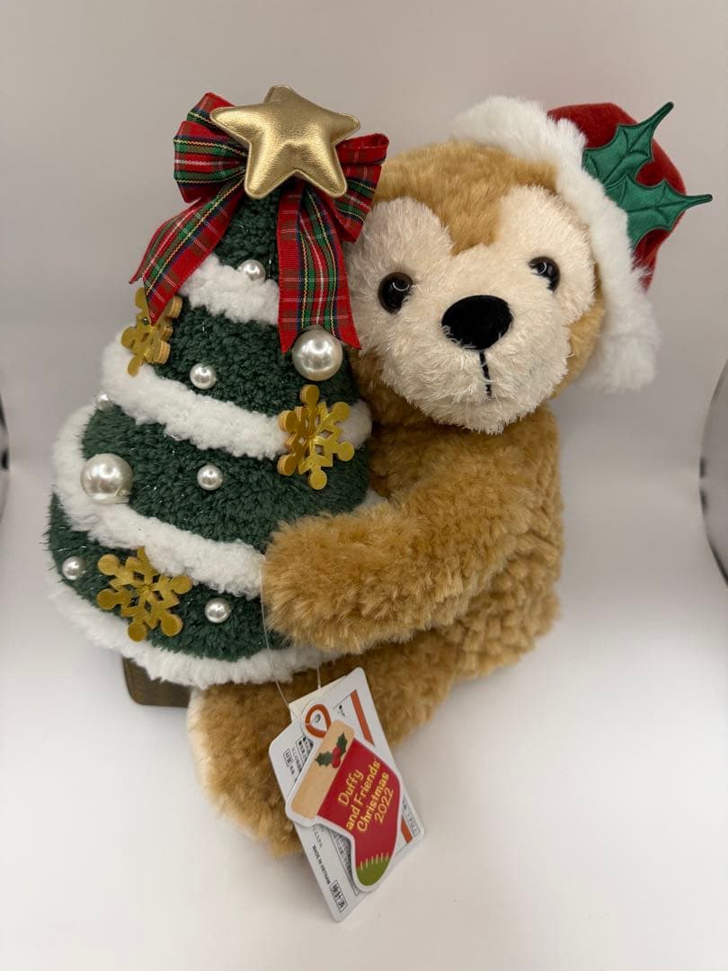 ダッフィー　クリスマスツリー　ぬいぐるみ　2022　ディズニーシー