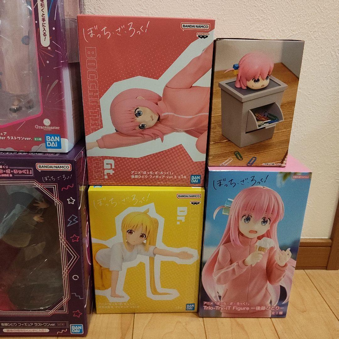 ぼっちざろっく！　一番くじラストワン、プライズフィギュアセット
